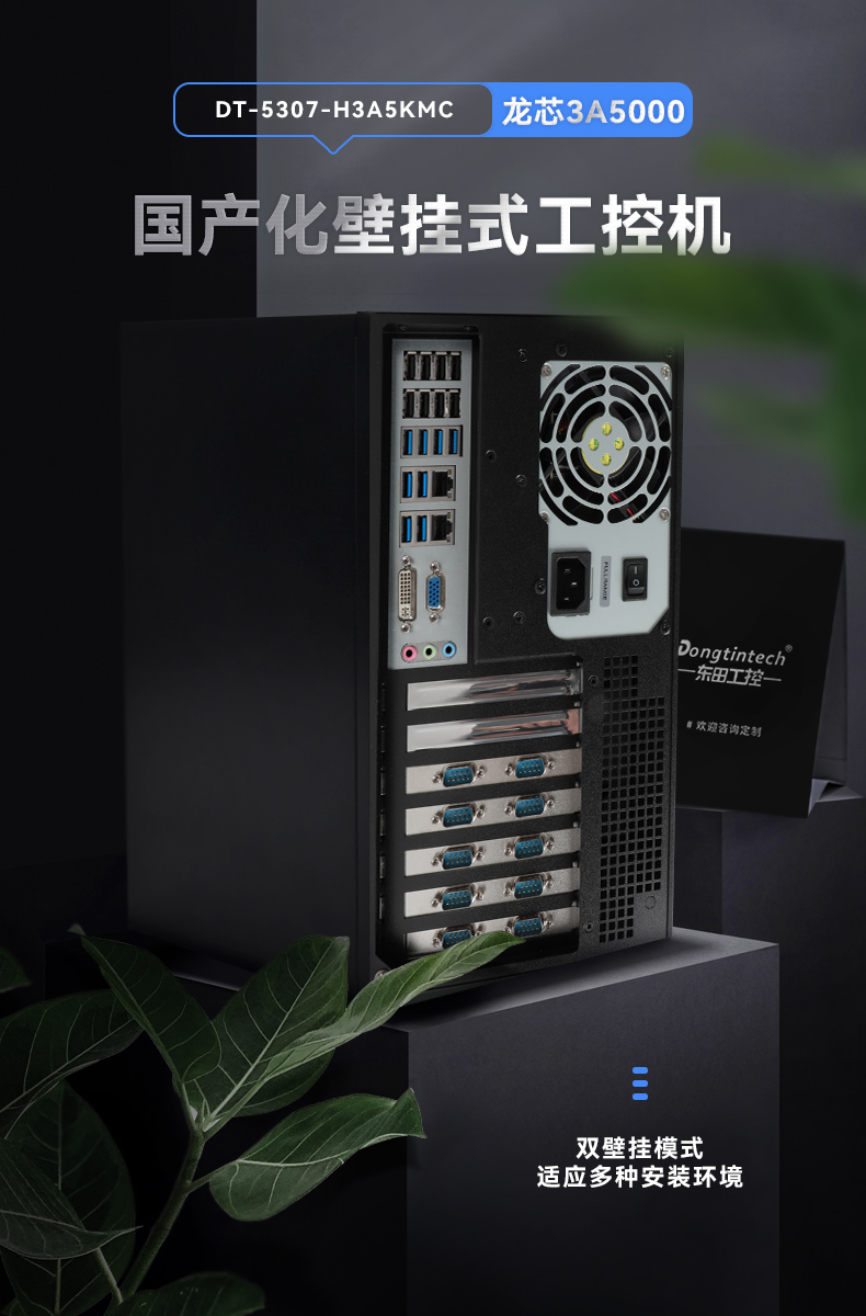 國(guó)產(chǎn)化壁掛式天津工控機(jī),龍芯CPU工業(yè)電腦,DT-5307-H3A5KMC.jpg