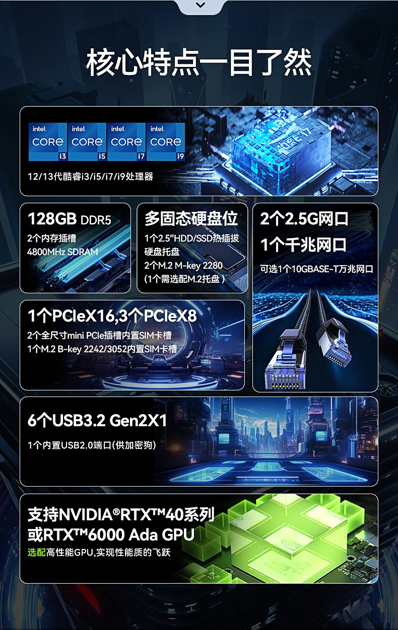 酷睿12/13代工控機(jī),工業(yè)控制電腦,DTB-3412-R680E.jpg