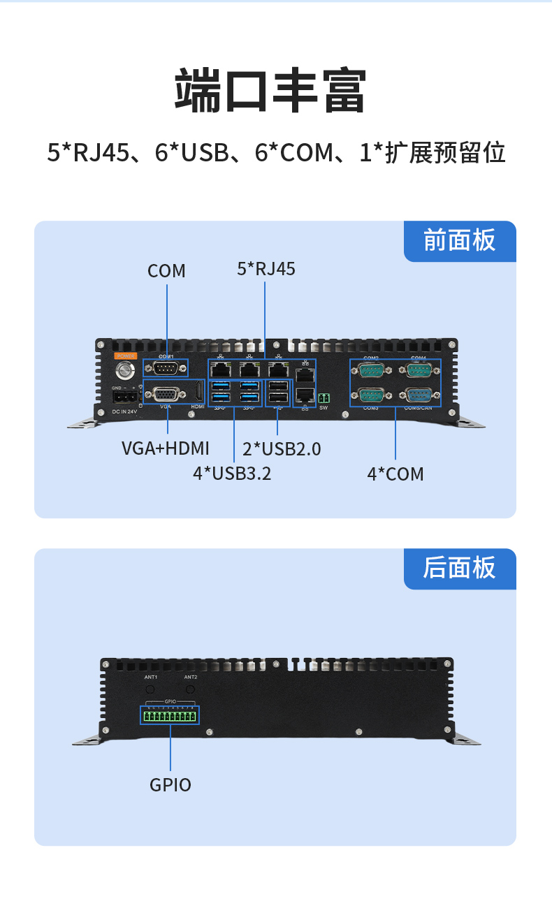 65W功耗無風(fēng)扇主機(jī)電腦,多網(wǎng)多USB小型成都工控機(jī),DTB-3042-H110.jpg