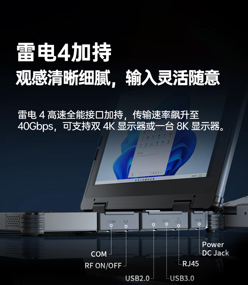 酷睿12代戶外筆記本,雷電4高速接口,Windows 11加固廣東三防筆記本,DTN-S1512E.jpg